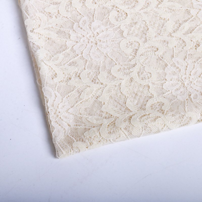 Cutwork Bridal Evening Polyester Lace Fabric for Women's Wear Wholesal 10